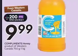Sobeys COMPLIMENTS Honey offer