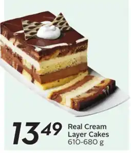 Sobeys Real Cream Layer Cakes offer