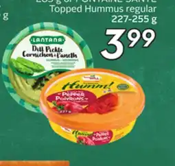 Sobeys LANTANA Topped Hummus offer