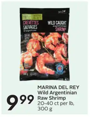 Sobeys MARINA DEL REY Wild Argentinian Raw Shrimp offer