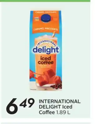 Sobeys INTERNATIONAL DELIGHT Iced Coffee offer