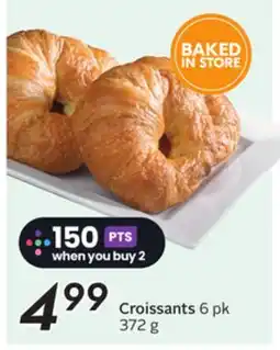 Sobeys Croissants offer