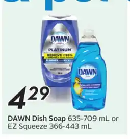 Sobeys DAWN Dish Soap offer