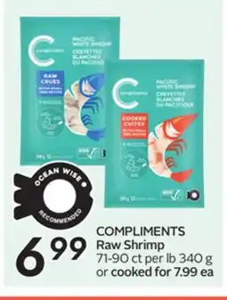 Sobeys COMPLIMENTS Raw Shrimp offer