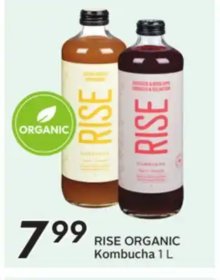 Sobeys RISE ORGANIC Kombucha offer