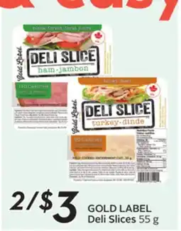 Sobeys GOLD LABEL Deli Slices offer
