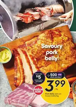 Sobeys Pork Belly offer