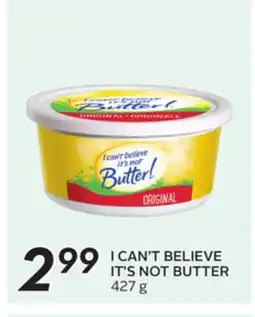 Sobeys I CAN'T BELIEVE IT'S NOT BUTTER offer