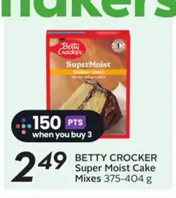 Sobeys BETTY CROCKER Super Moist Cake Mixes offer