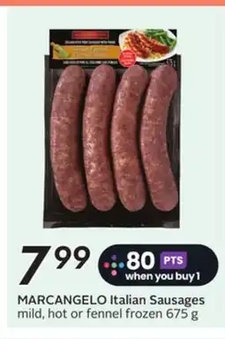 Sobeys MARCANGELO Italian Sausages offer
