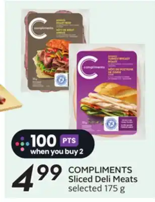 Sobeys COMPLIMENTS Sliced Deli Meats offer