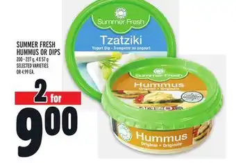 Metro SUMMER FRESH HUMMUS OR DIPS offer