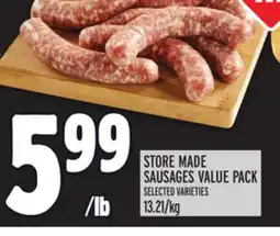Metro STORE MADE SAUSAGES VALUE PACK offer