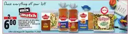 Metro DEMPSTERS WHITE OR 100% WHOLE WHEAT BREADS, HOT DOG OR HAMBURGER BUNS, 7 TORTILLAS OR TIA ROSA TORTILLAS offer