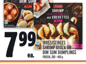 Metro IRRESISTIBLES SHRIMP GYOZA OR DIM SUM DUMPLINGS offer