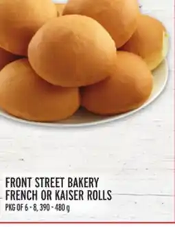 Metro FRONT STREET BAKERY FRENCH OR KAISER ROLLS offer