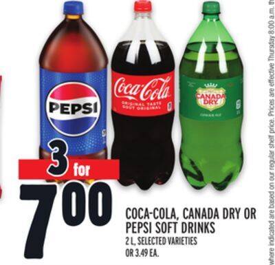 is canada dry a pepsi or coca cola product