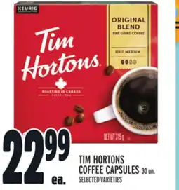 Metro TIM HORTONS COFFEE CAPSULES offer