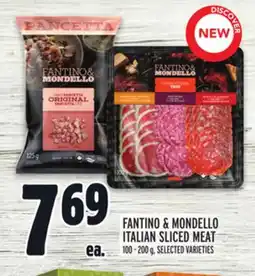 Metro FANTINO & MONDELLO ITALIAN SLICED MEAT offer