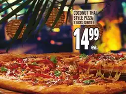 Metro COCONUT THAI STYLE PIZZA offer