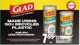 Metro GLAD GARBAGE BAGS offer