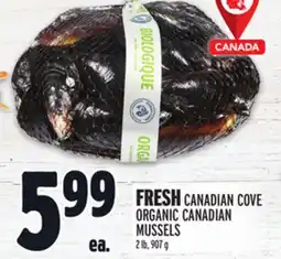 Metro FRESH CANADIAN COVE ORGANIC MUSSELS offer