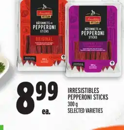Metro IRRESISTIBLES PEPPERONI STICKS offer