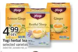 Fortinos Yogi herbal tea 16'S offer