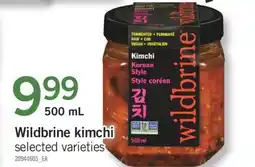 Fortinos Wildbrine kimchi offer