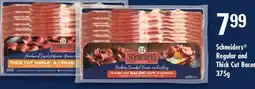 Fortinos Schneiders Regular and Thick Cut Bacon, 375g offer