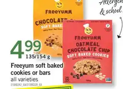 Fortinos FREEYUM SOFT BAKED COOKIES OR BARS offer