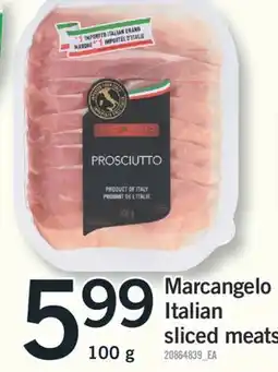 Fortinos Marcangelo Italian sliced meats, 100 g offer