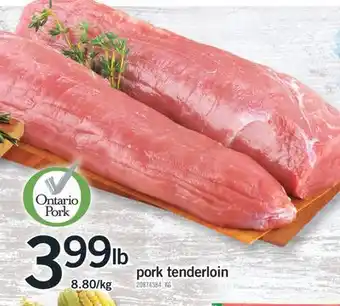 Fortinos pork tenderloin offer