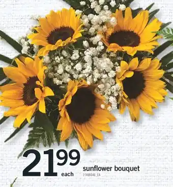 Fortinos SUNFLOWER BOUQUET offer