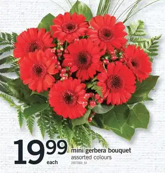 Fortinos mini gerbera bouquet offer