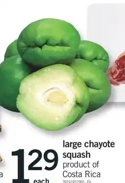 Fortinos LARGE CHAYOTE SQUASH offer