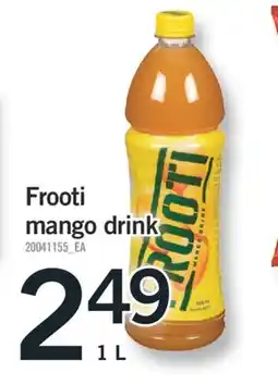 Fortinos Frooti mango drink 1 L offer