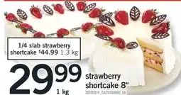 Fortinos strawberry shortcake 8 1 kg offer