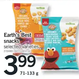 Fortinos Earth's Best snacks offer