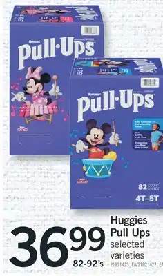Fortinos HUGGIES PULL UPS, 82-92's offer
