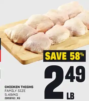 Loblaws CHICKEN THIGHS offer