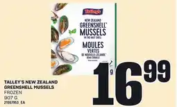 Loblaws TALLEY'S NEW ZEALAND GREENSHELL MUSSELS, 907 G offer