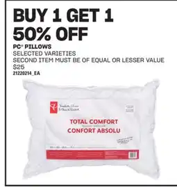 Loblaws PC PILLOWS offer