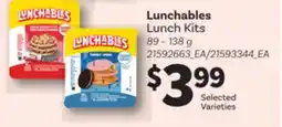 Loblaws LUNCHABLES LUNCH KITS, 89 – 138 G offer