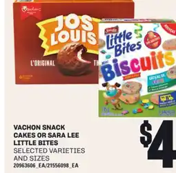 Loblaws VACHON SNACK CAKES OR SARA LEE LITTLE BITES offer