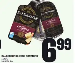 Loblaws BALDERSON CHEESE PORTIONS,126 G offer