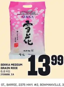 Loblaws SEKKA MEDIUM GRAIN RICE offer