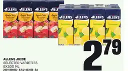 Loblaws ALLENS JUICE offer