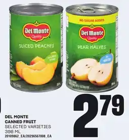 Loblaws DEL MONTE CANNED FRUIT, 398 ML offer