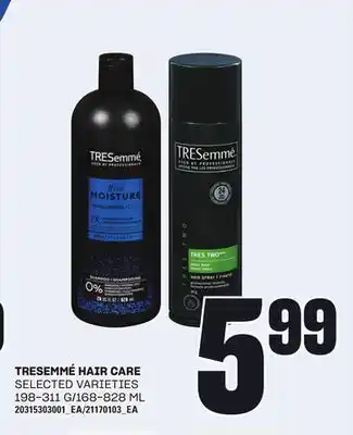 Loblaws TRESEMMÉ HAIR CARE, 198-311 G/168-828 ML offer
